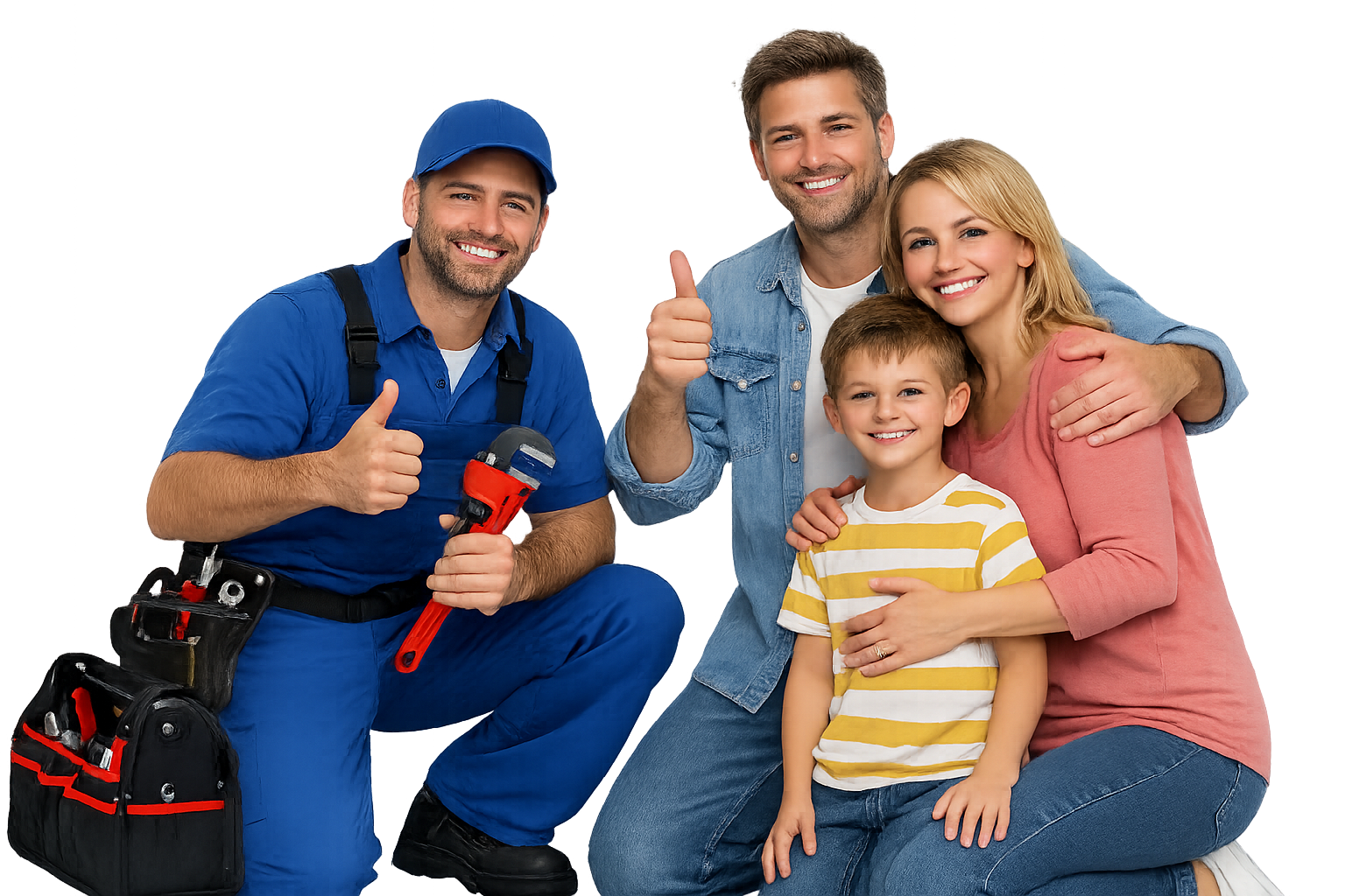 Commercial plumbing technician